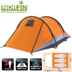 Трехместная палатка Norfin Glan 3
